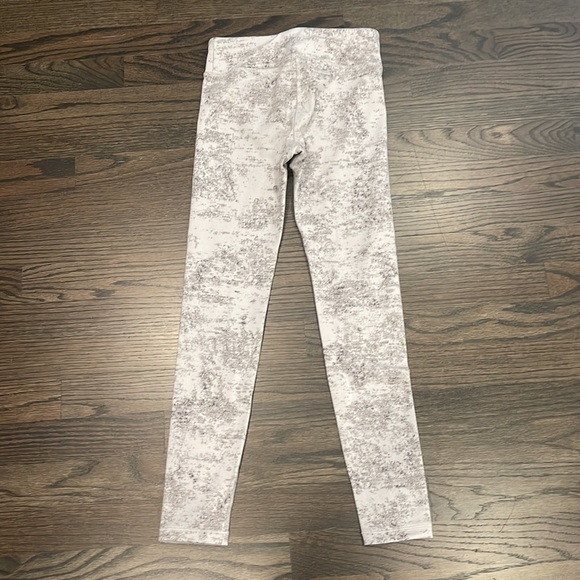 Athleta Girl Leggings without pockets light grey/purple - Picture 5 of 5
